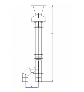 Zestaw odprowadzania spalin Typ C-33