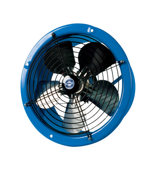 Wentylator osiowy WO-50/W do montażu ściennego.