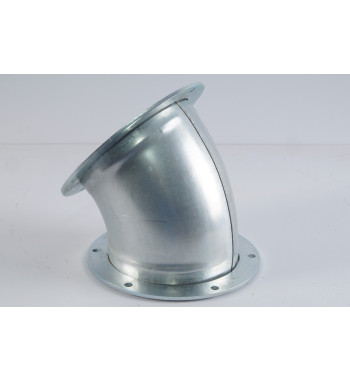 Kolano tłoczone z kołnierzami średnica 125mm / 160mm / 200mm