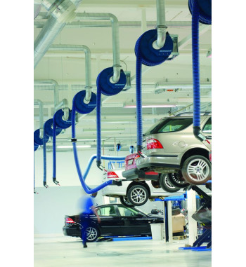 Bębnowy odciąg spalin 865 - mechanizm sprężynowy