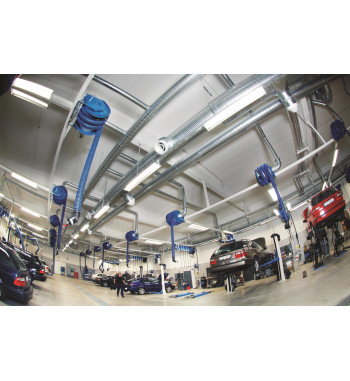 Bębnowy odciąg spalin 865 - mechanizm sprężynowy